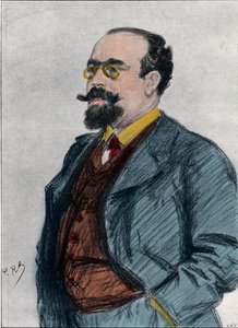 Retrato de Lazare Bernard (Bernard Lazare) (1865-1903) Crítico literário, jornalista político, polemista e anarquista judeu francês.